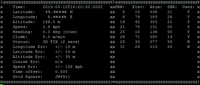 Raspberry Pi GPS Modul - gpsd