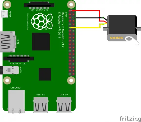 Raspberry Pi Servo Motor Anschluss