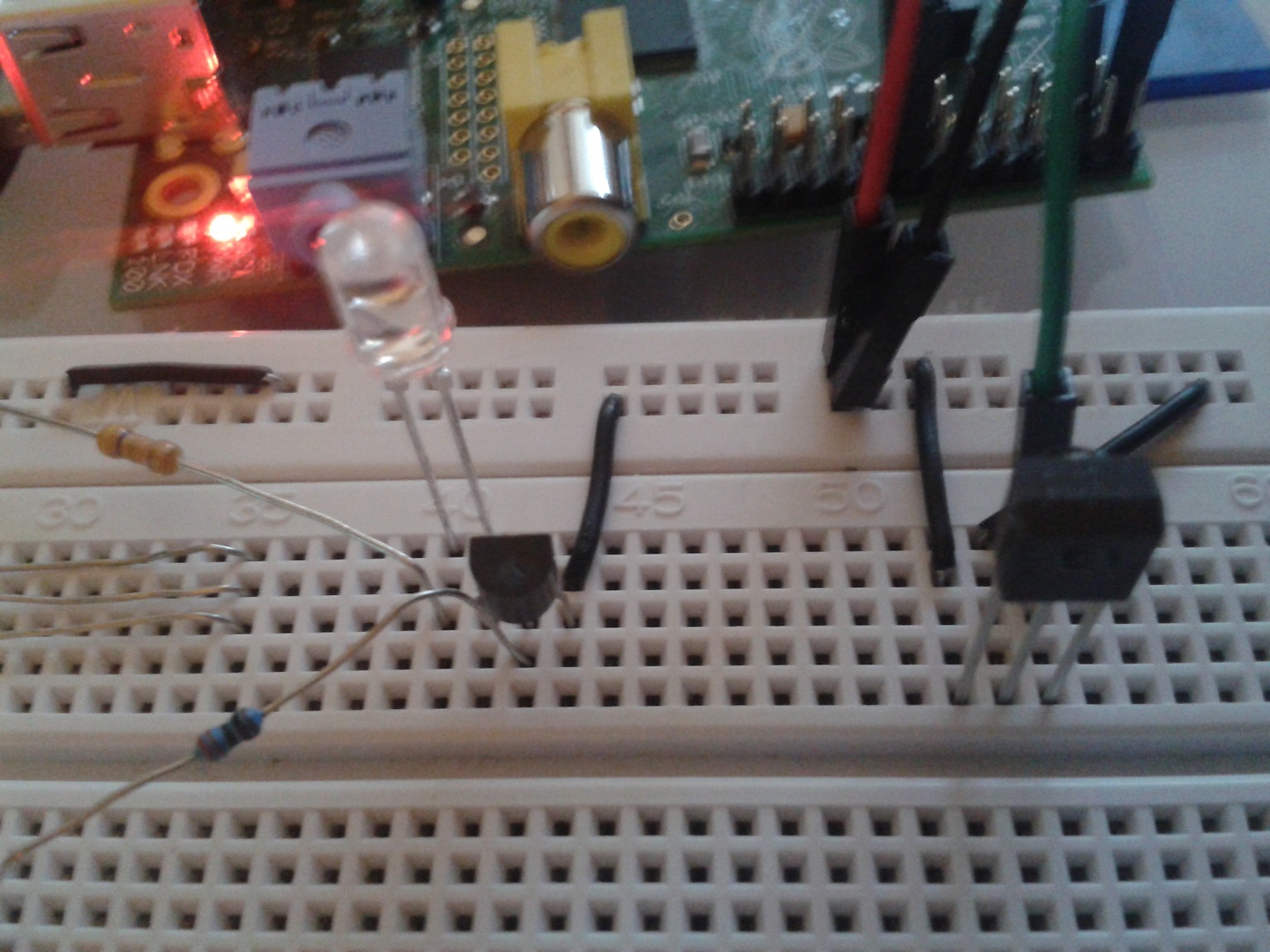 Raspberry Pi Infrarot LED