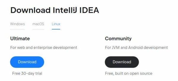 IntelliJ Java IDE for Linux
