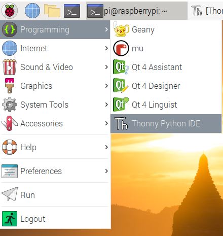 Raspberry Pi Python IDE Thonny