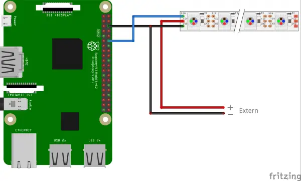 Ws2812b raspberry pi 3