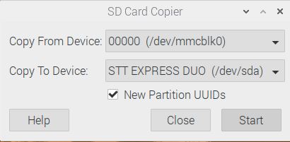 SD Card Copier - Raspberry Pi