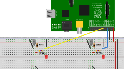 Raspberry Pi Infrarot Lichtschranke bauen und Geschwindigkeit messen